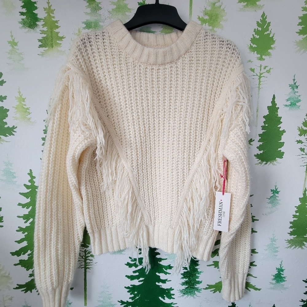 New Freshman1996 Women's Cream Sweater